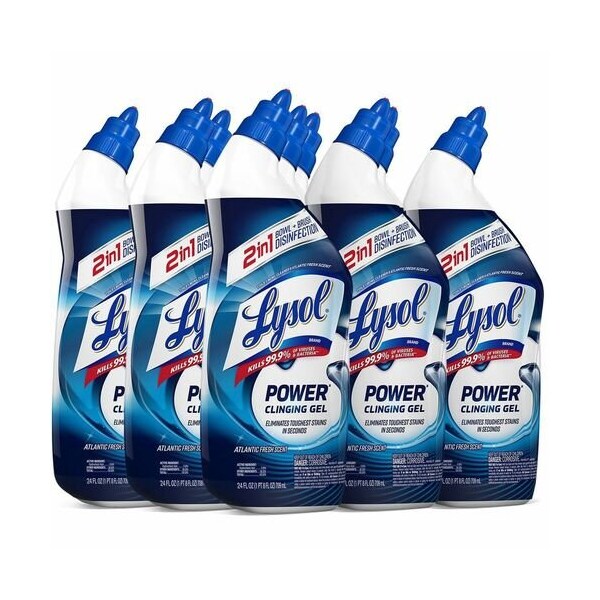 Reckitt Benckiser Toilet Bowl Cleaner, 24oz, , Blue, 9PK RAC98012CT - main